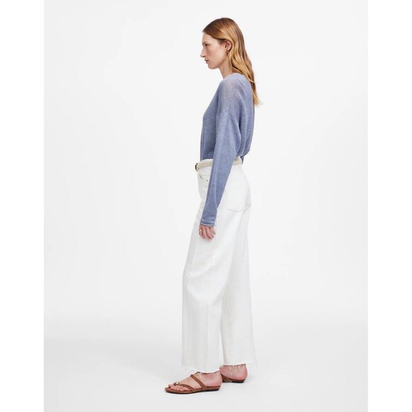 Madewell Womens $148 Pieced Barrel-Leg Jeans NWT Size 28 - Picture 4 of 14